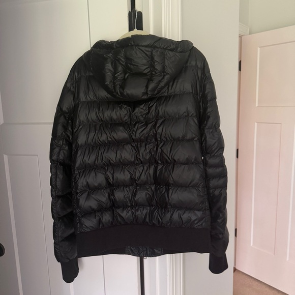 Canada Goose Crofton Bomber Black Zip Puffer Coat - Picture 8 of 8